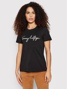 Koszulki i topy damskie - Tommy Hilfiger T-Shirt Heritage Crew Neck Graphic Tee WW0WW24967 Czarny Regular Fit - miniaturka - grafika 1