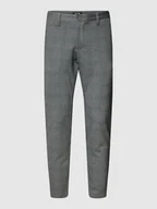 Spodnie męskie - Spodnie o kroju tapered fit z dodatkiem streczu model ‘Mark’ - miniaturka - grafika 1