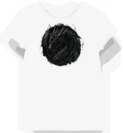 Koszulki i topy damskie - Koszulka damska biała z nadrukiem smoka L - miniaturka - grafika 1