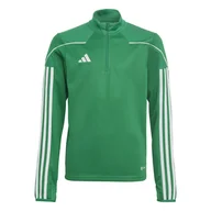 Bluzy dla chłopców - Dziecięca Bluza ADIDAS TIRO23L TR TOPY IB8473 – Zielony - miniaturka - grafika 1