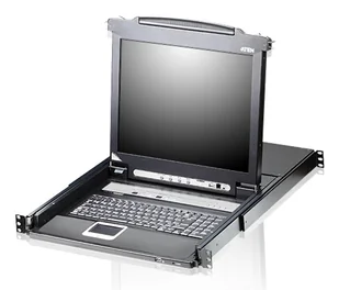 ATEN CL5708M przełącznik KVM Możliwości montowania w stelażu Czarny - Przełączniki KVM - miniaturka - grafika 1