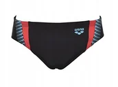 Kąpielówki męskie - Kąpielówki Męskie Slipy Arena Threefold Czarne R. L - miniaturka - grafika 1