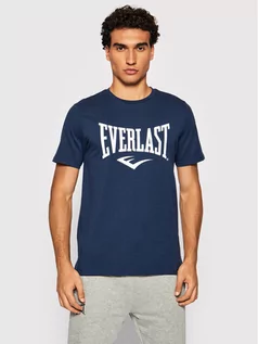 Koszulki męskie - Everlast T-Shirt 807580-60 Granatowy Regular Fit - grafika 1