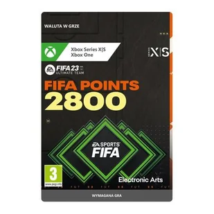 E-KOD Kod aktywacyjny Xbox Series FIFA 23 Ultimate Team FIFA Points 2800 - Kody i doładowania cyfrowe - miniaturka - grafika 1