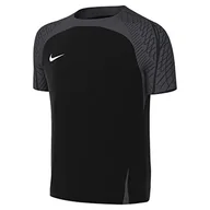 Koszulki i topy damskie - Nike Krótki rękaw Soccer Top Y Nk Df Strk23 Top Ss, czarny/antracyt/biały, DR2287-010, M - miniaturka - grafika 1