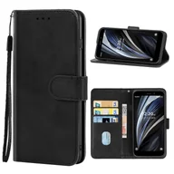 Etui i futerały do telefonów - Skórzane etui na telefon do Oukitel WP12 Pro / WP12 (czerwone) Czarny - miniaturka - grafika 1