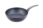 Patelnie - Kamille Patelnia marmurowa solidna głęboka, wok 32 cm 4137 - miniaturka - grafika 1