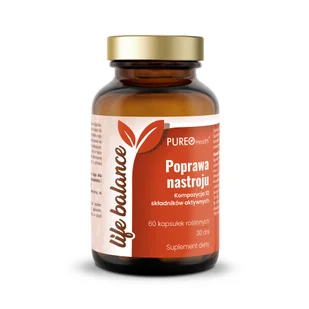 Pureo Health Life Balance Poprawa Nastroju, 60 kapsułek - Układ nerwowy - miniaturka - grafika 1