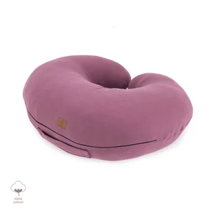 Poduszka rogal do karmienia - Burgund - Poduszki do karmienia - miniaturka - grafika 1