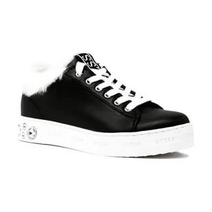 Guess Trampki RIVET5 z dodatkiem skóry - Trampki damskie - miniaturka - grafika 1