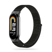 Akcesoria do smartwatchy - Pasek Nylon do Xiaomi Mi Band 8 / 8 NFC Black - miniaturka - grafika 1