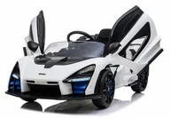 Pojazdy elektryczne dla dzieci - LEAN CARS Auto na Akumulator McLaren Senna Biały 5351 - miniaturka - grafika 1