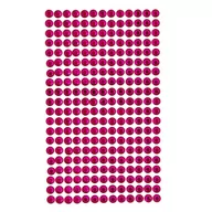 Zabawki kreatywne - Dalprint Kryształki samoprzylepne DPCRAFT 6mm, 260 szt. - fuchsia AB224DLP - miniaturka - grafika 1
