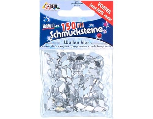 KREUL Klejnoty Dekoracyjne Fala Przezroczysty 150u, Wielobarwny