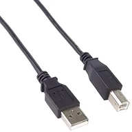 Kable USB - Kabel PremiumCord USB 2.0, A-B, 0,5m, czarny - miniaturka - grafika 1