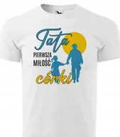 Piżamy damskie - Piżama Krótka Męska XL Prezent Pierwsza Miłość Córki Dzień OJCA Wzory - miniaturka - grafika 1