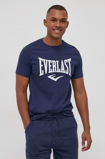 Koszulki męskie - Everlast T-shirt bawełniany kolor granatowy z nadrukiem - grafika 1
