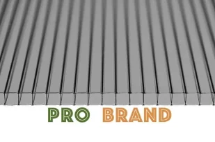 Poliwęglan komorowy Pro Brand (wzmocniony) - , : 4000, , : 2100, , : 4, : Dymny (szary) - Pokrycia dachowe - miniaturka - grafika 1