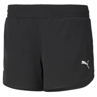 Spodnie sportowe damskie - Damskie szorty z tkaniny Active PUMA Black - miniaturka - grafika 1