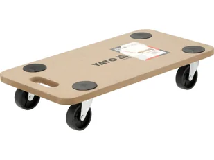 WÓZEK PLATFORMA Z DYSZLEM 200 KG - Wózki magazynowe - miniaturka - grafika 3
