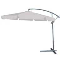 Parasole ogrodowe - Parasol stalowy boczny z wentylacją beżowy - miniaturka - grafika 1