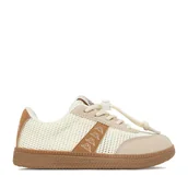 Buty dla chłopców - Sneakersy Kappa CEO-KC24210L Beżowy - miniaturka - grafika 1