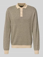 Koszulki męskie - Sweter z dzianiny z kołnierzykiem polo model ‘BAO POLO KNIT’ - miniaturka - grafika 1