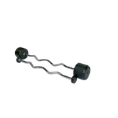 Sztangi - Sztanga łamana z obciążeniem ogumowana 10 kg AC-1232 - miniaturka - grafika 1