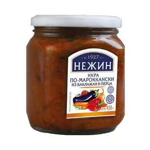 Pasta po Marokańsku bakłażan i papryka Nizyn, 450g - Soki i napoje niegazowane - miniaturka - grafika 1