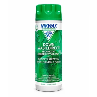 Środek do prania puchu Nikwax Down Wash Direct 300ml  - ONE SIZE - Środki do obuwia i ubrań - miniaturka - grafika 1
