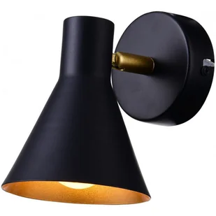 Czarny kinkiet ścienny industrialny - 5X K067 W7-E54 - Lampy ścienne - miniaturka - grafika 1