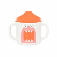 Kubki dla dzieci - Lassig Kubek z melaminy Little Monsters Mad Mabel pink LDISHCS1192 - miniaturka - grafika 1