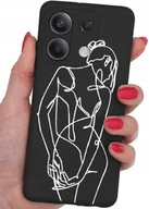 Etui i futerały do telefonów - Etui do Xiaomi Redmi Note 13 Pro 5G CASE WZORY SOFT MATT PLECKI + SZKŁO 9H - miniaturka - grafika 1