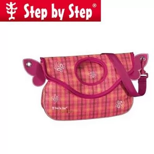 Hama Step by Step Alpbag girls torba przedszkolaka kratka-różowy - Torby szkolne - miniaturka - grafika 1