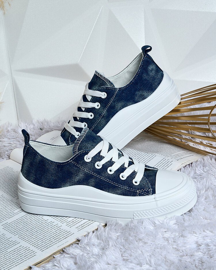 Royalfashion Damskie trampki a'la jeansowe Trickette-38