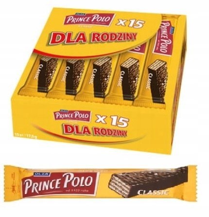 Wafle Prince Polo Classic 17,5g x 15 szt. 262,5g