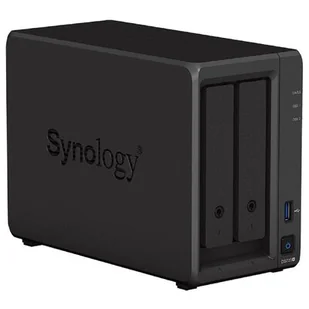 Synology Serwer NAS DS723+ 2x0HDD 2GB DDR4 AMD R1600 3,1Ghz 2x1GbE RJ45 3Y - Serwery plików NAS i macierze dyskowe - miniaturka - grafika 1