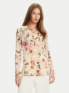 Koszule damskie - Guess Koszula W5YH0X WDW82 Beżowy Regular Fit - miniaturka - grafika 1