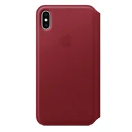 Etui i futerały do telefonów - APPLE LEATHER FOLIO CASE MRX32ZM/A IPHONE XS MAX RED OTWARTE OPAKOWANIE - miniaturka - grafika 1