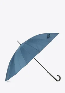 Parasol półautomatyczny szeroki ciemnoniebieski - Parasole - miniaturka - grafika 1