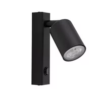 Lampy ścienne - TOP BLACK KINKIET 1 - miniaturka - grafika 1