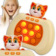 Zabawki interaktywne dla dzieci - Gra Zręcznościowa POP IT POPIT Elektryczna Antystresowa KOTEK Gra Świeci MEGA 987 - miniaturka - grafika 1
