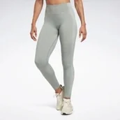 Legginsy - REEBOK - DAMSKIE LEGGINSY - YOGGA HR SEAMLESS TIGHT HT6164 ZIELONE - miniaturka - grafika 1