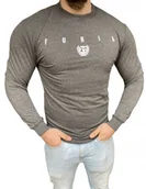 Bluzy sportowe męskie - Bluza męska elastyczna melanż Furia - miniaturka - grafika 1