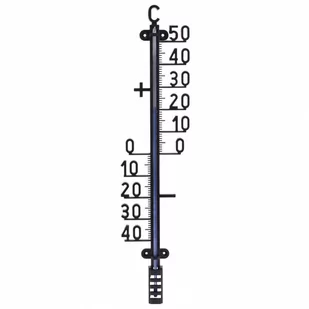 Termometr zewnętrzny czarny 25 cm kod: O-569666 - Dekoracje domu - miniaturka - grafika 1