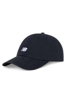 New Balance Czapka z daszkiem LAH51009BK Czarny - Czapki i chusty sportowe męskie - miniaturka - grafika 1