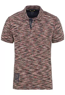 camel active Koszulka męska 409965/1P24, Coral Red, 4XL, Coral Red, 4XL - Koszulki męskie - miniaturka - grafika 1