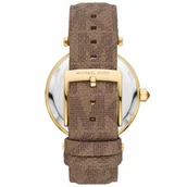 Akcesoria do zegarków - Pasek do zegarka Michael Kors Parker MK2973 skórzany logo - miniaturka - grafika 1