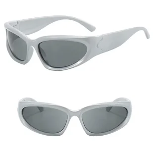 Okulary przeciwsłoneczne dla dzieci STKD-06A srebrne - Okulary przeciwsłoneczne - miniaturka - grafika 1