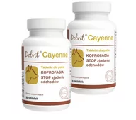 Suplementy i witaminy dla psów - Dolvit Cayenne 2x90 tabletek - miniaturka - grafika 1